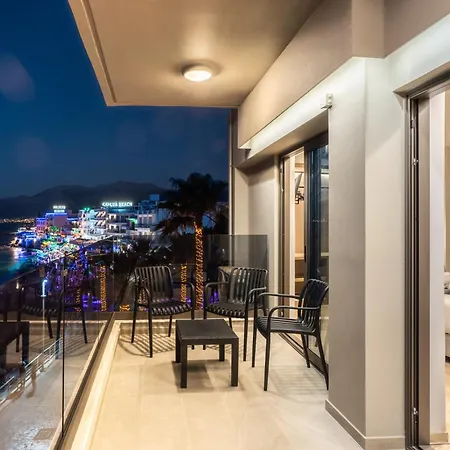 Palm Luxury Seafront Suites, Next To Palm Club, Lively Nights 아파트 *