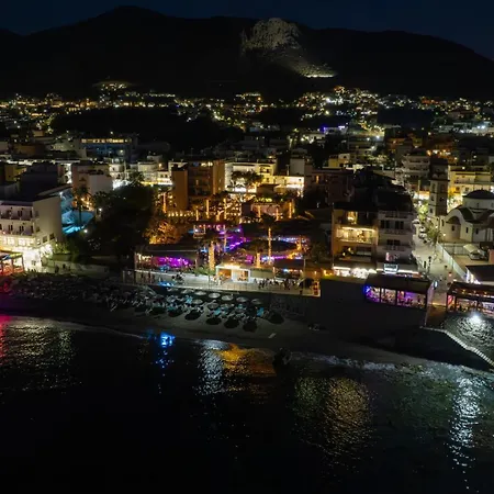 Palm Luxury Seafront Suites, Next To Palm Club, Lively Nights Hersonissos (Crete)