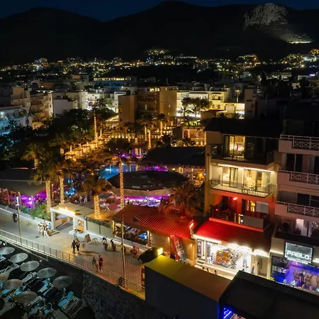 Palm Luxury Seafront Suites, Next To Palm Club, Lively Nights Hersonissos (Crete)